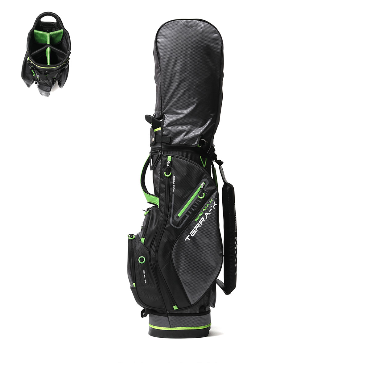 BIG MAX（ビッグマックス） キャディバッグ ゴルフ フードカバー 軽量