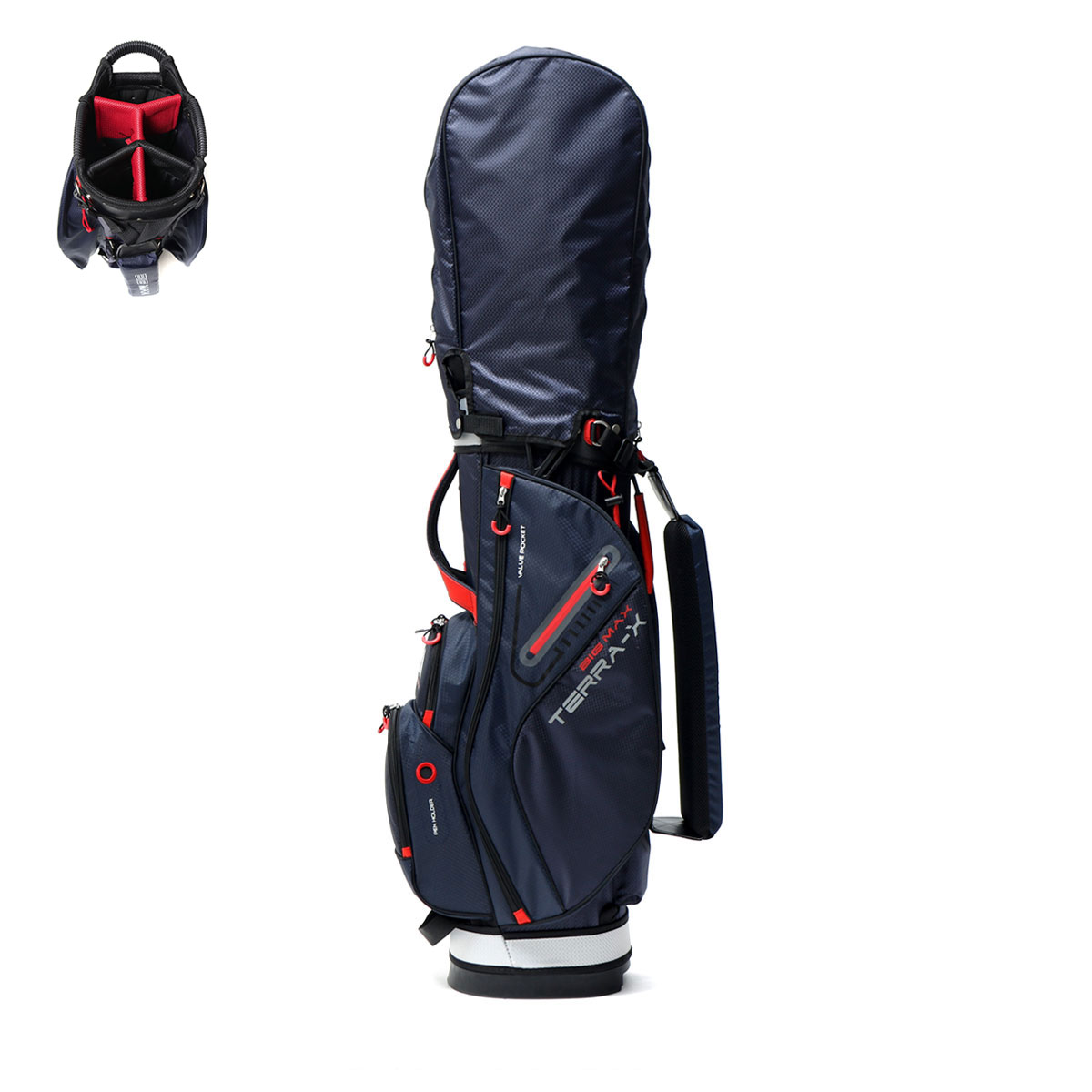 BIG MAX（ビッグマックス） キャディバッグ ゴルフ フードカバー 軽量