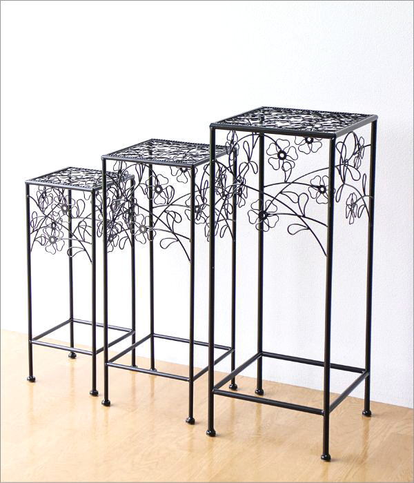 花台 フラワースタンド アイアン セット アンティーク おしゃれ