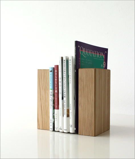 ブックエンド 木製 おしゃれ 本立て 本立 卓上 仕切り ブックスタンド