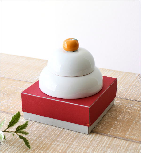 鏡餅 陶器 おしゃれ 飾り 置物 置き物 オブジェ お正月 器 お椀 お皿