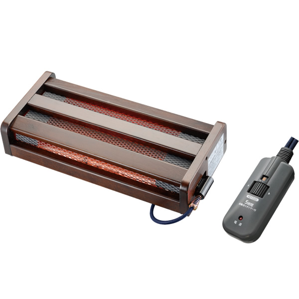 メトロ電気工業 木枠フットヒーター 電気足温器 MFH-181ET-DA ハロゲン