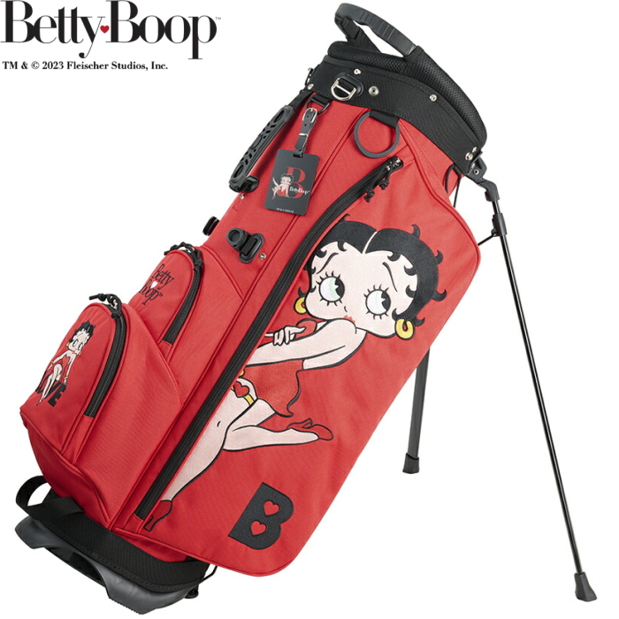 Betty Boop ベティーブープ OCB0004 スタンドバッグ レッド キャディ