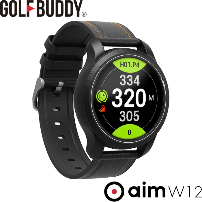 GOLFBUDDY ゴルフバディ aim W12 腕時計型GPS watch ゴルフナビ