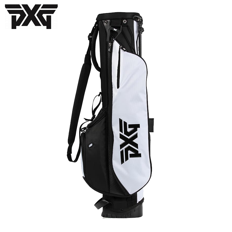 PXG サンデー スタンドバッグ ブラック/ホワイト キャディバッグ B