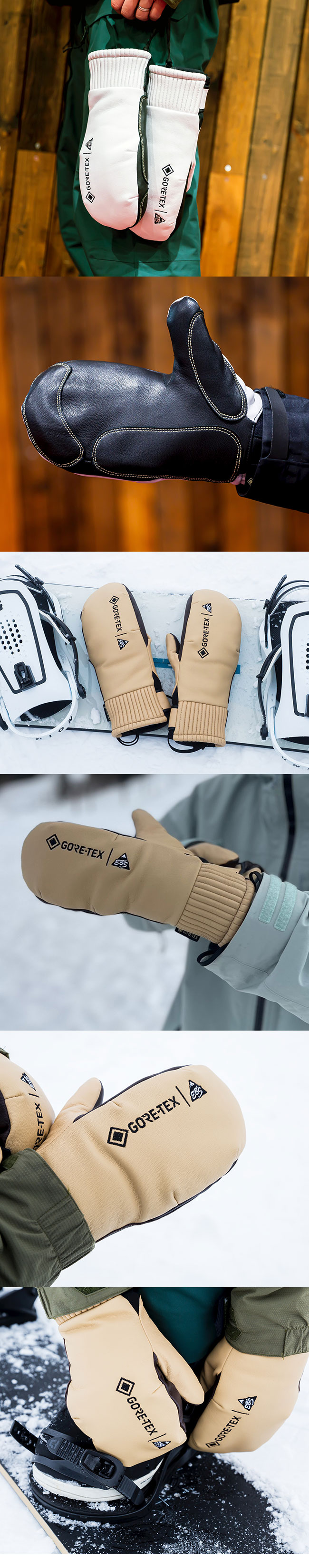 eb's（エビス） カービングミット CARVING MITT スノーボード レザー