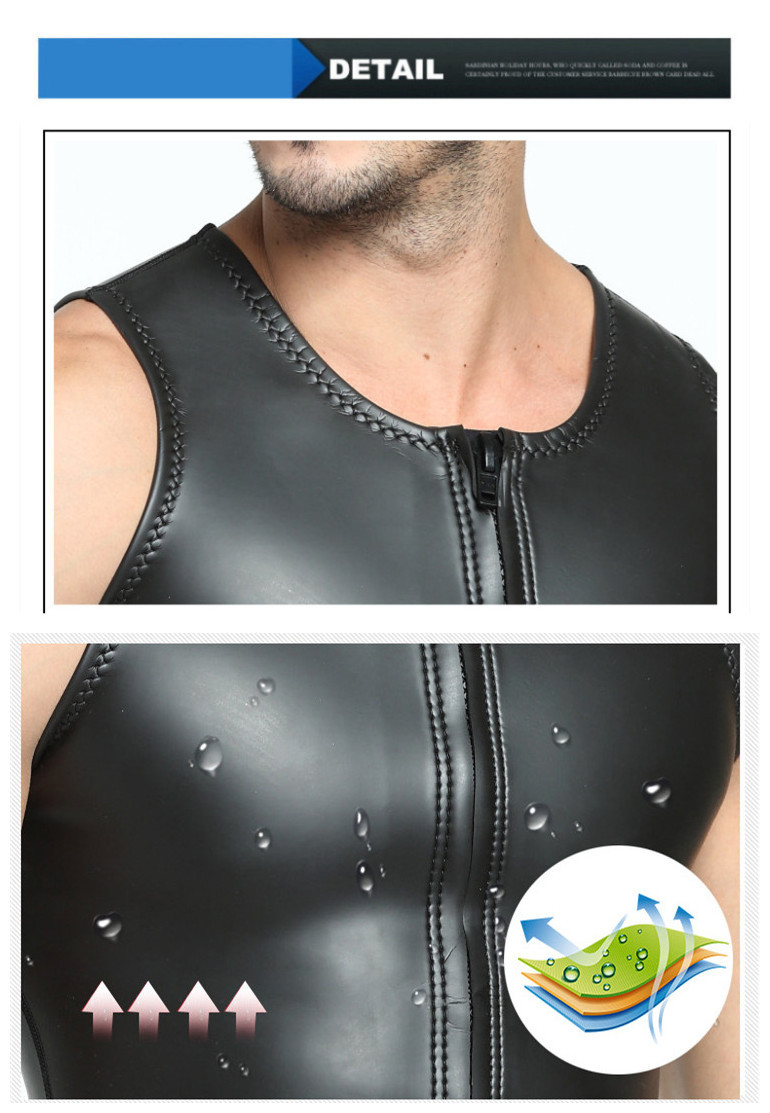 ウェットスーツ メンズ レディース ベスト 2mm FLAT SKIN ノースリーブ