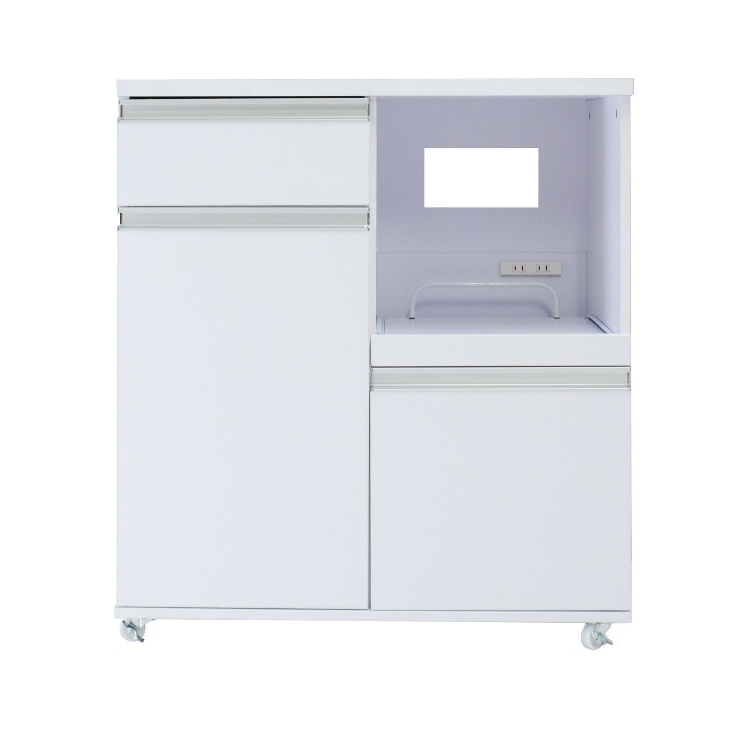 DORIS（ドリス） レンジ台 幅80 レンジ台食器棚 食器棚 スライド