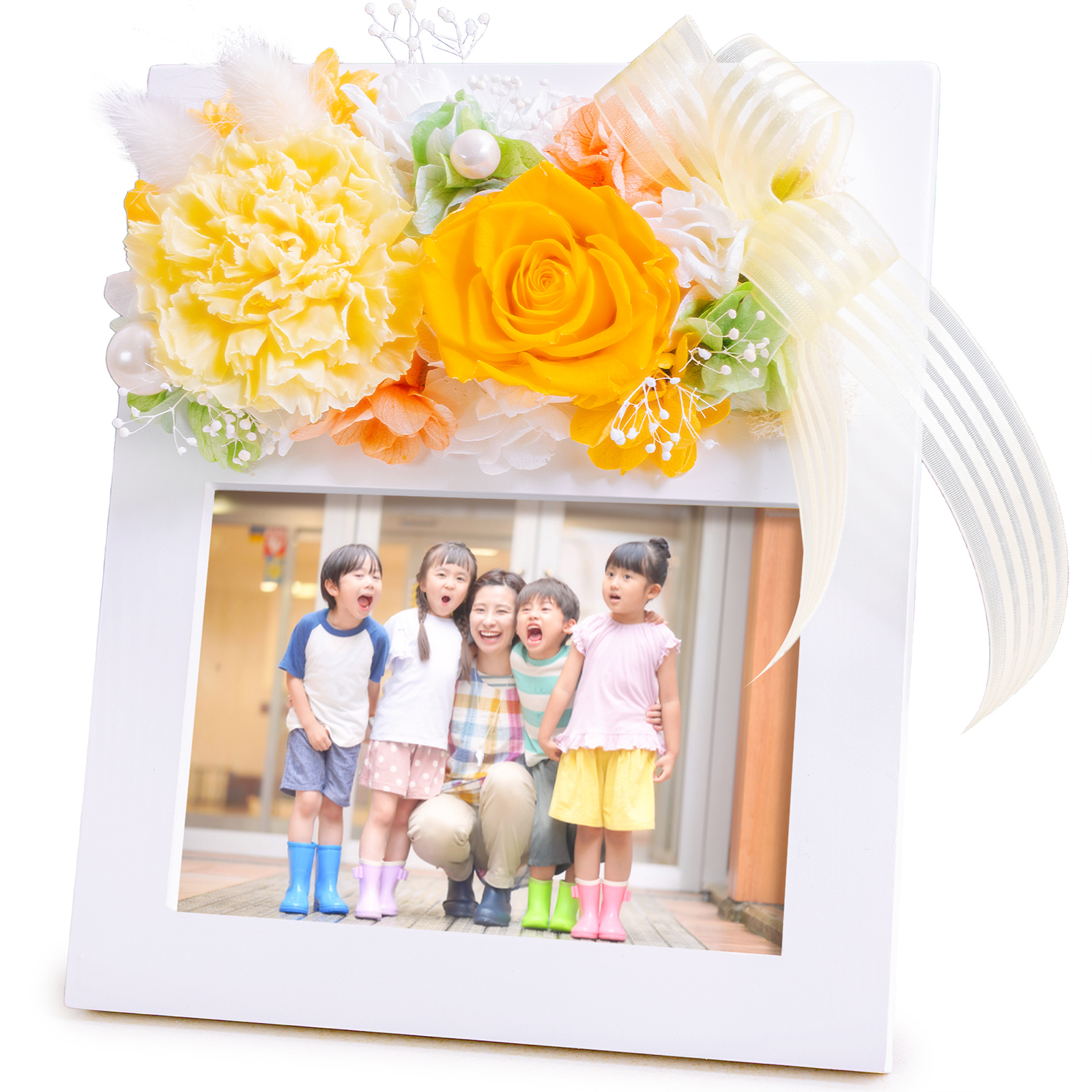 プリザーブドフラワー 写真立て 母の日 結婚祝い プレゼント ギフト