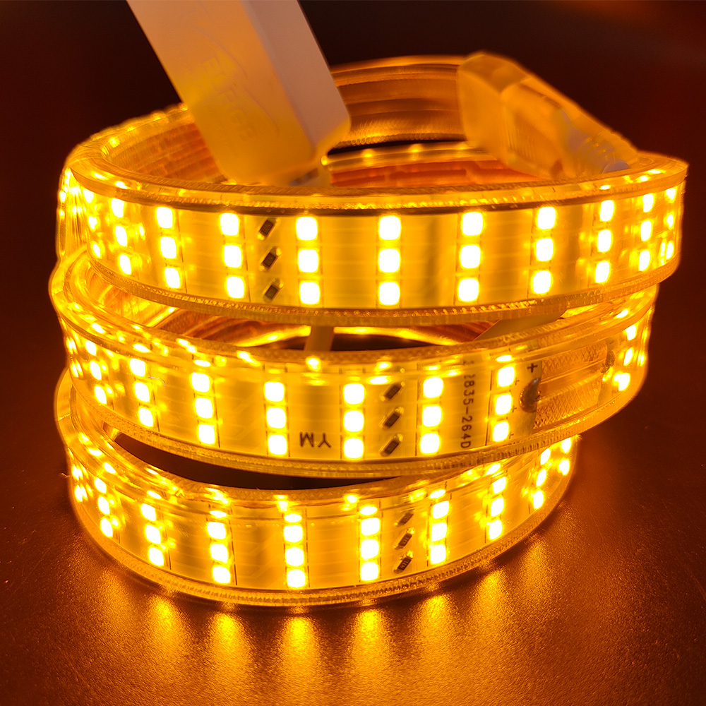 究極爆光三列 ledテープライト ledテープ 防水IP68 切断可 100V PSE