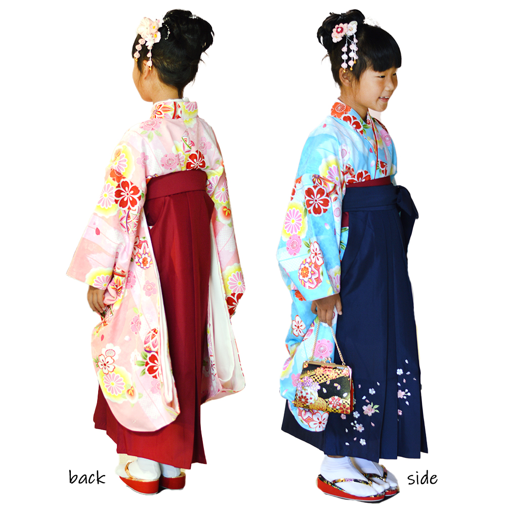 袴 女の子 刺繍 単品 卒園式 入学式 七五三 着物 女児 キッズ 子供