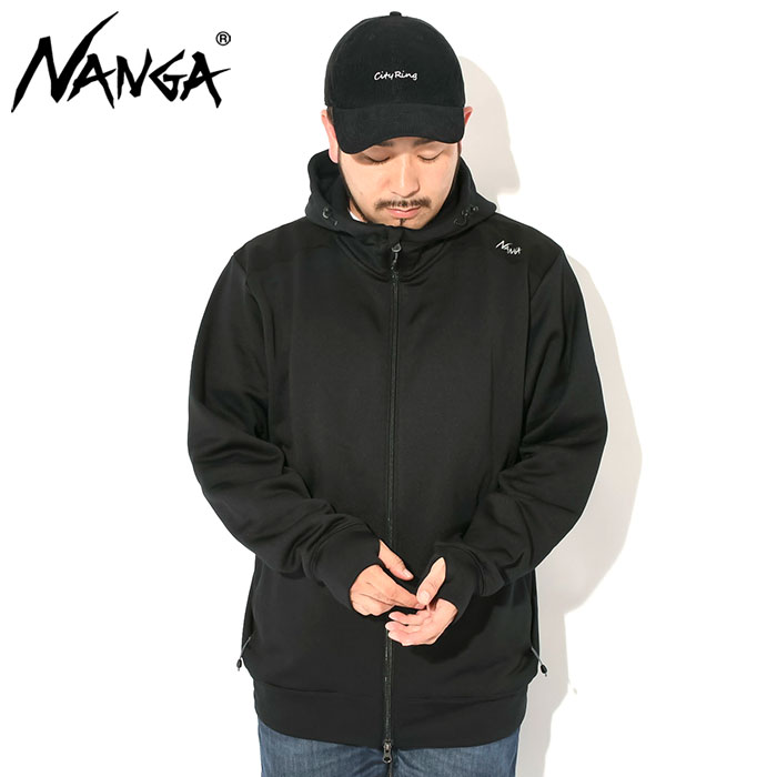 NANGA（ナンガ） パーカー ジップアップ メンズ ポーラテック パワー