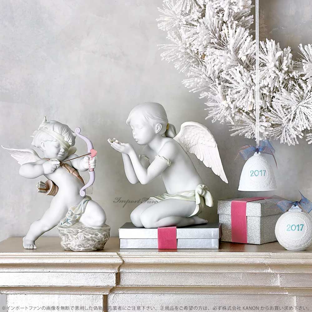 LLADRO（リヤドロ） ハートに命中 クピド キューピッド 置物 01009209