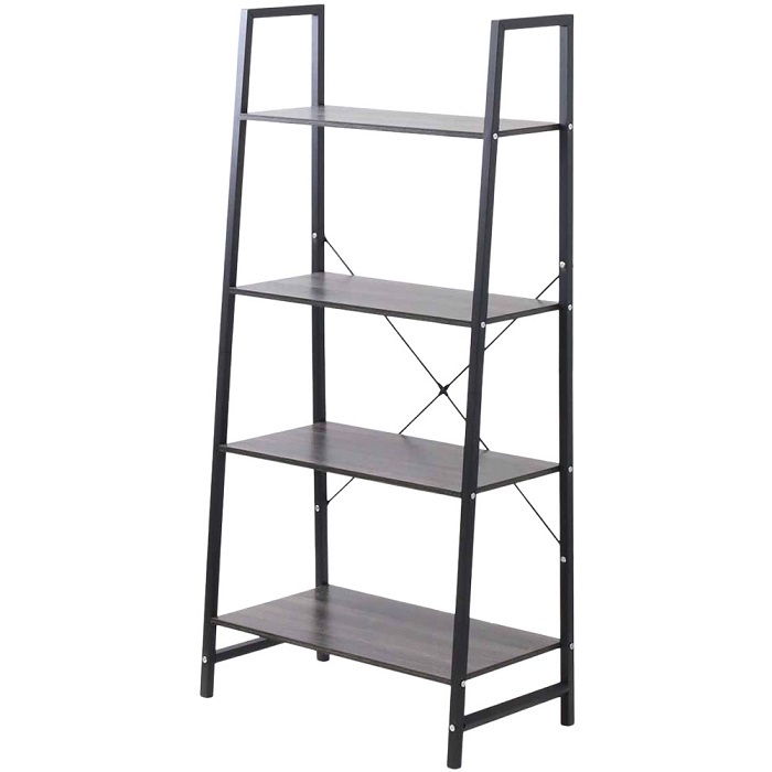 オープンラック 棚 木製 ラック オープンシェルフ 4段 幅64cm 木目調