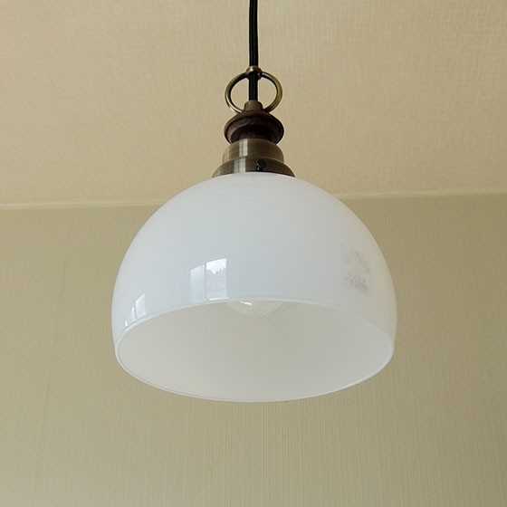 照明 ペンダントライト 後藤照明 鉄鉢硝子セード LED対応 大正ロマン
