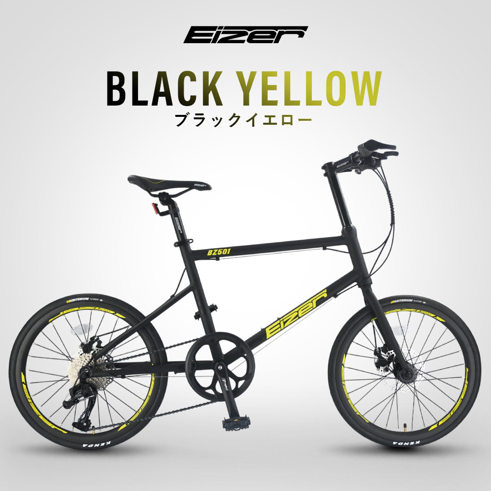 EIZER（アイゼル） ミニベロ 軽量 20インチ 自転車 小径車 8段変速