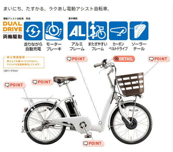 RAKUTTO ((感謝祭_P5％_3/15まで)) 電動自転車 電動アシスト自転車