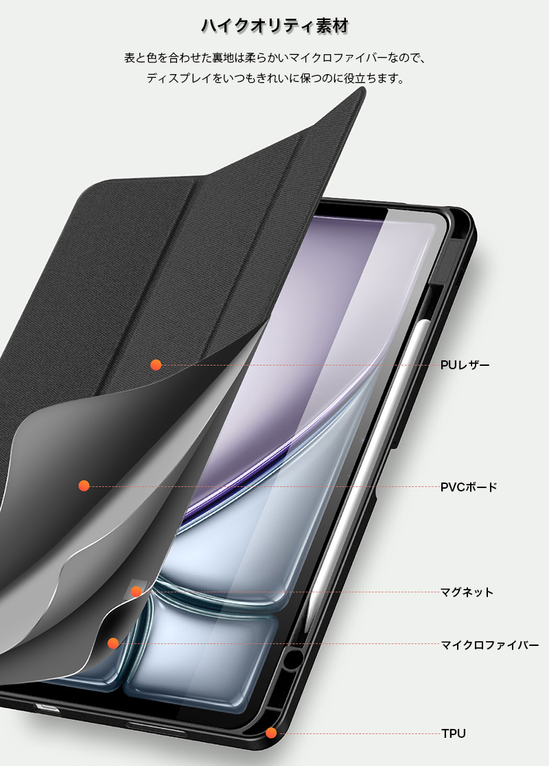 ipad pro air 13インチ ケース iPad Pro 12.9インチ 第6 第5 第4 世代