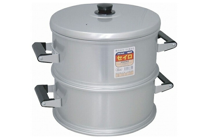 ホクア セイロセット33cm【アルミ丸型蒸し器】 北陸アルミニウム hokua