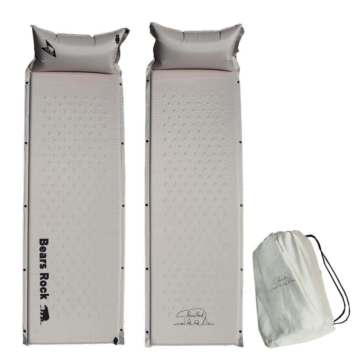 Bears Rock（ベアーズロック） キャンプマット 3cm シングル 自動膨張
