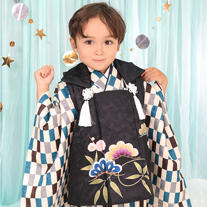 KYOETSU（京越） 【豪華安心8点フルセット】七五三 着物 3歳 男の子