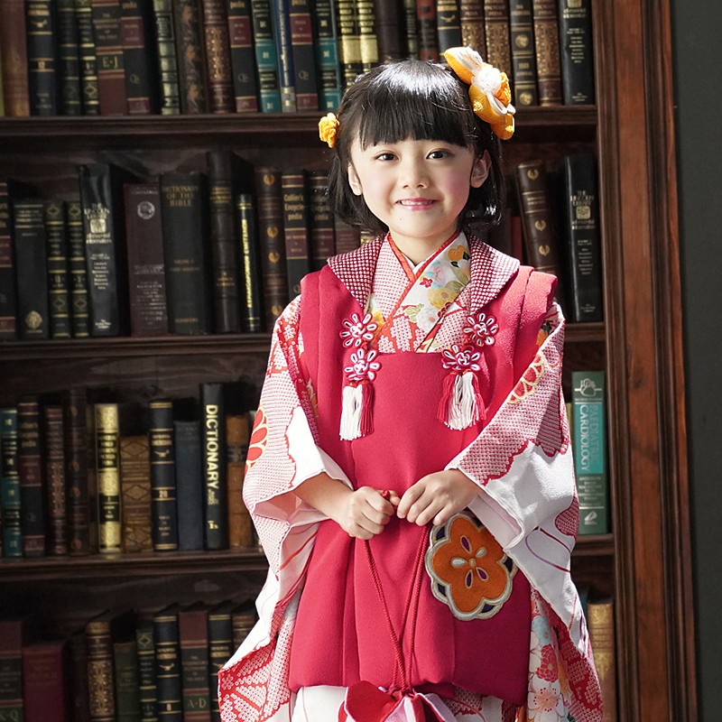 京都瑠璃雛菊 七五三 着物 3歳 フルセット 購入 女の子 三才 被布 子供