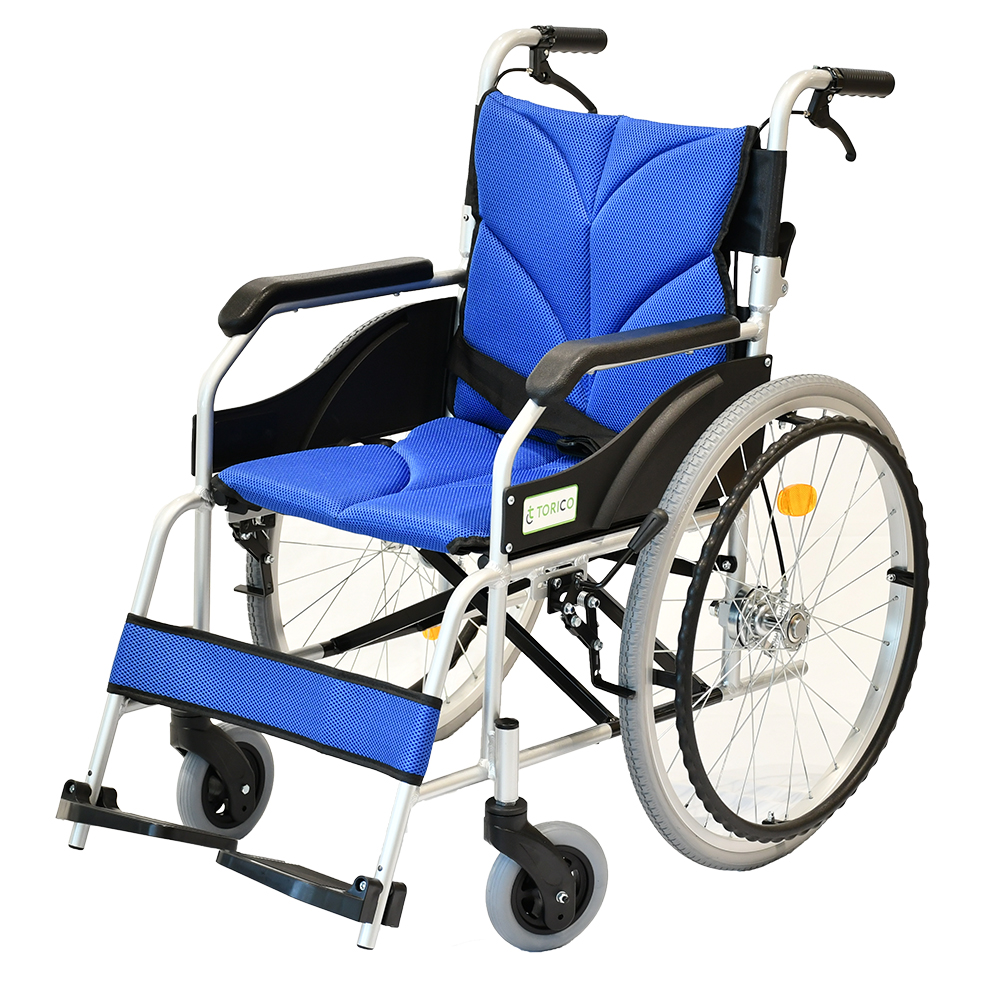 車椅子 軽量 コンパクト 折りたたみ ノーパンクタイヤ 自走式 アルミ製