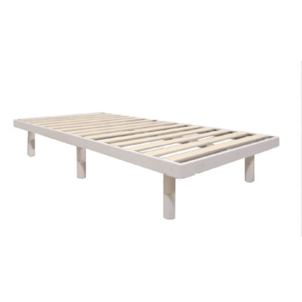 ベッド すのこベッド シングル ベッドフレーム 木製 無垢 天然木 3段階