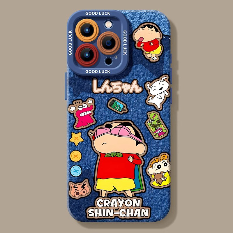 スマホケース クレヨンしんちゃん シルバー iPhone 16 ケース クリア