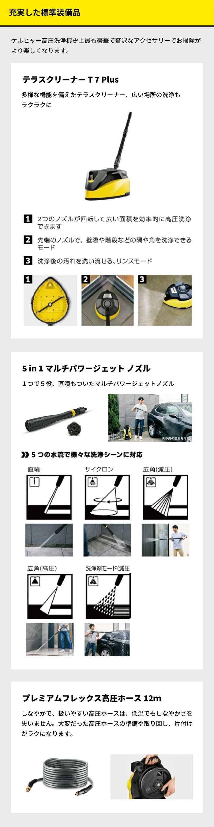 ケルヒャー（KARCHER） 高圧洗浄機 K 5 プレミアム サイレント【A