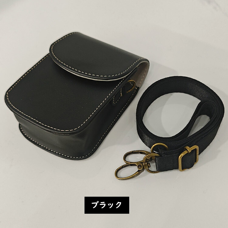 CANON IXY 650 m ケース カバー ショルダーストラップ付き PUレザー