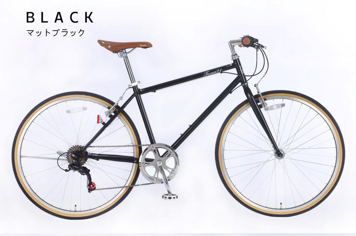 21Technology クロスバイク 自転車 26インチ LEDライト・ワイヤー