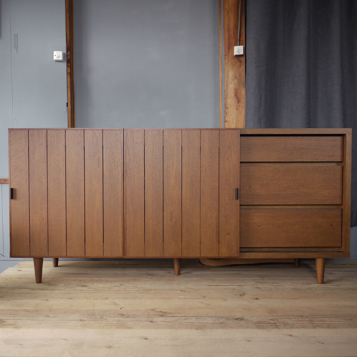 撮影アウトレット家具＞/ミッドセンチュリースタイルなテレビボード