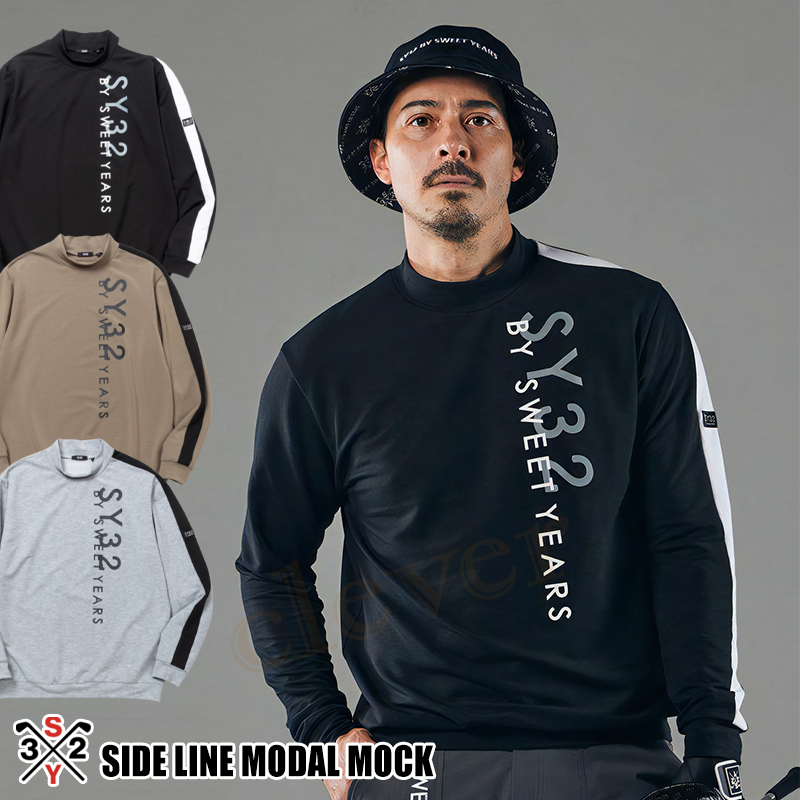 ロングスリーブモックネック SY32 ゴルフ ゴルフウェア メンズ モック