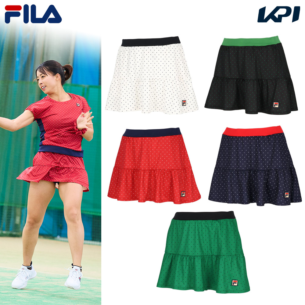 FILA（フィラ） テニスウェア レディース スコート スクエアドット