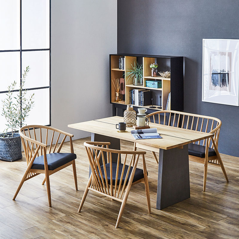 ダイニングチェア2脚セット 和モダン ダイニングチェア セット 2脚