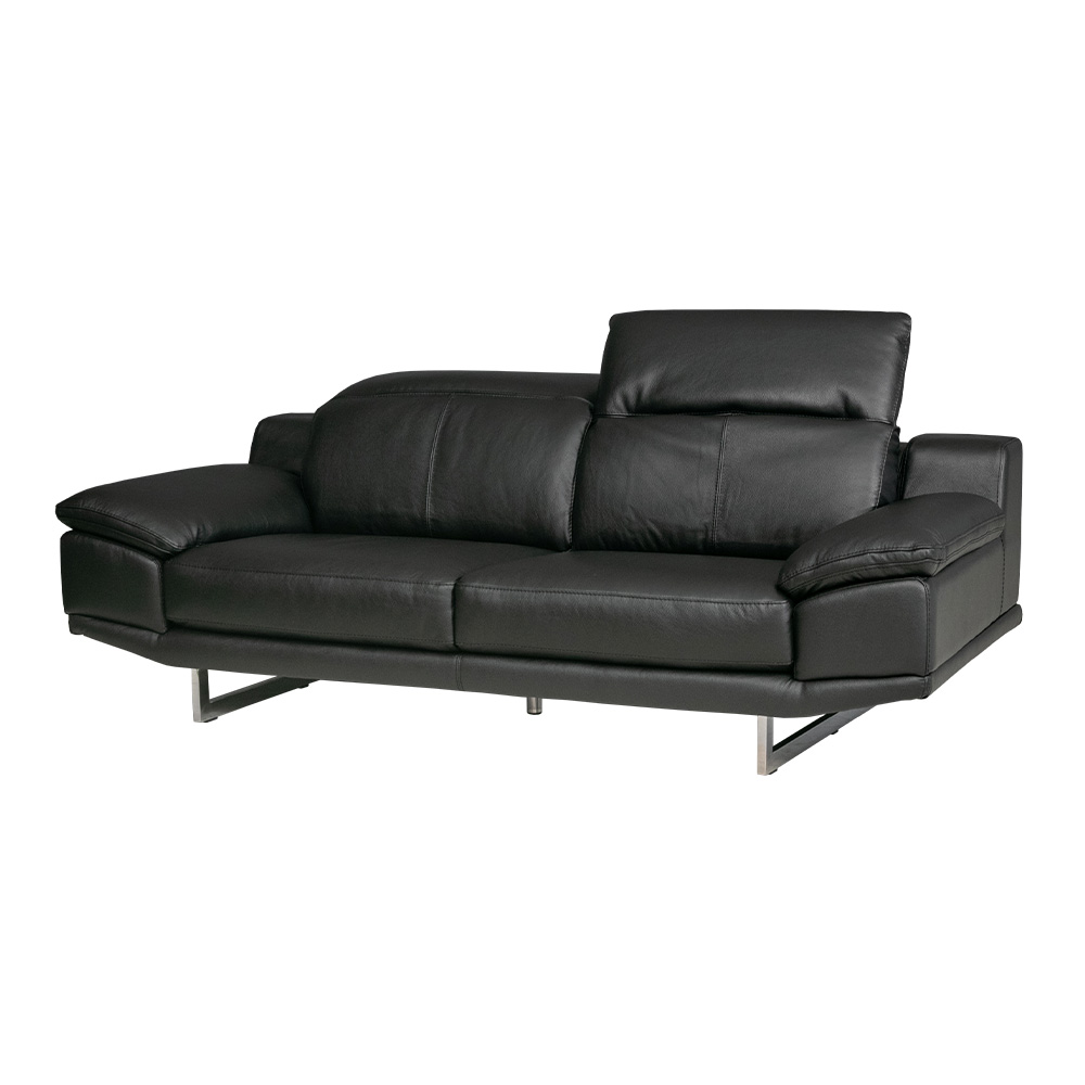 ソファ ソファー レザー 本革 3人掛け モダン おしゃれ ヘッド