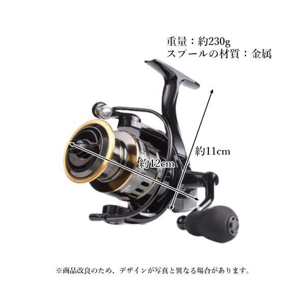 スピニングリール 軽量 4000番 耐久性 釣り リール 投げ釣り 淡水釣り