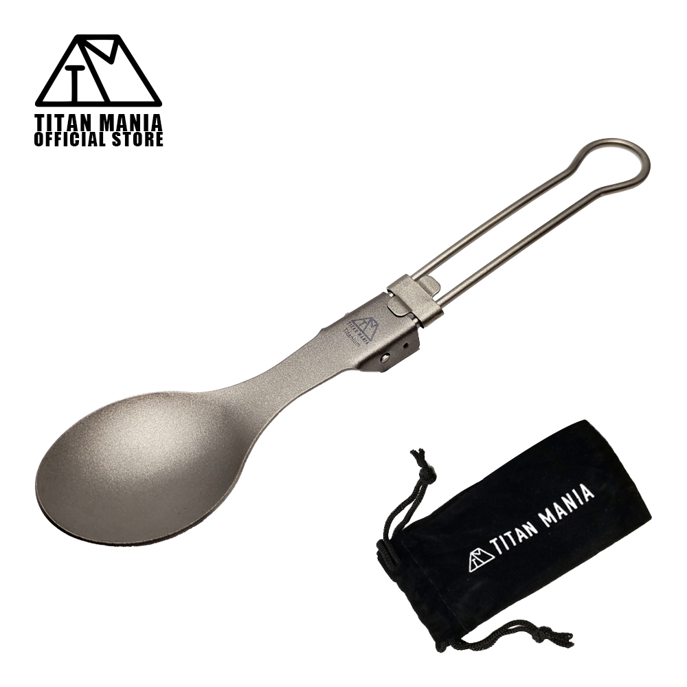 TITAN MANIA（チタンマニア） カトラリー スプーン 折りたたみ チタン