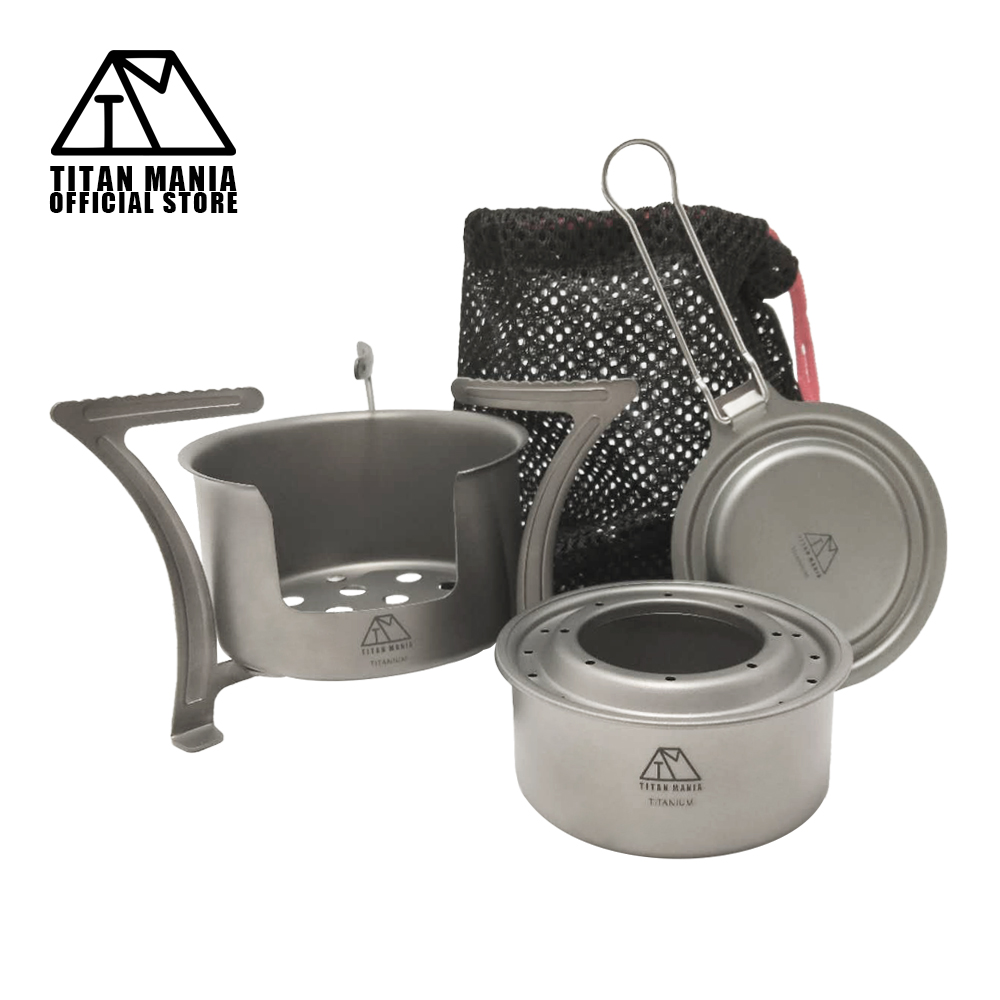 TITAN MANIA（チタンマニア） アルコールストーブ ver2 五徳 セット