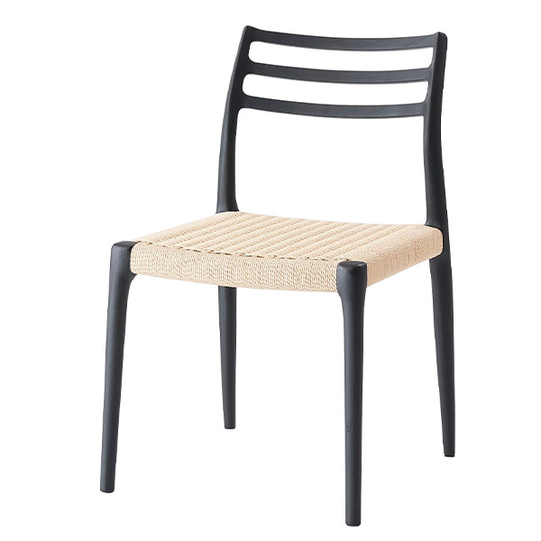 ダイニングチェア ペーパーコード おしゃれ 北欧 木製 完成品 1脚