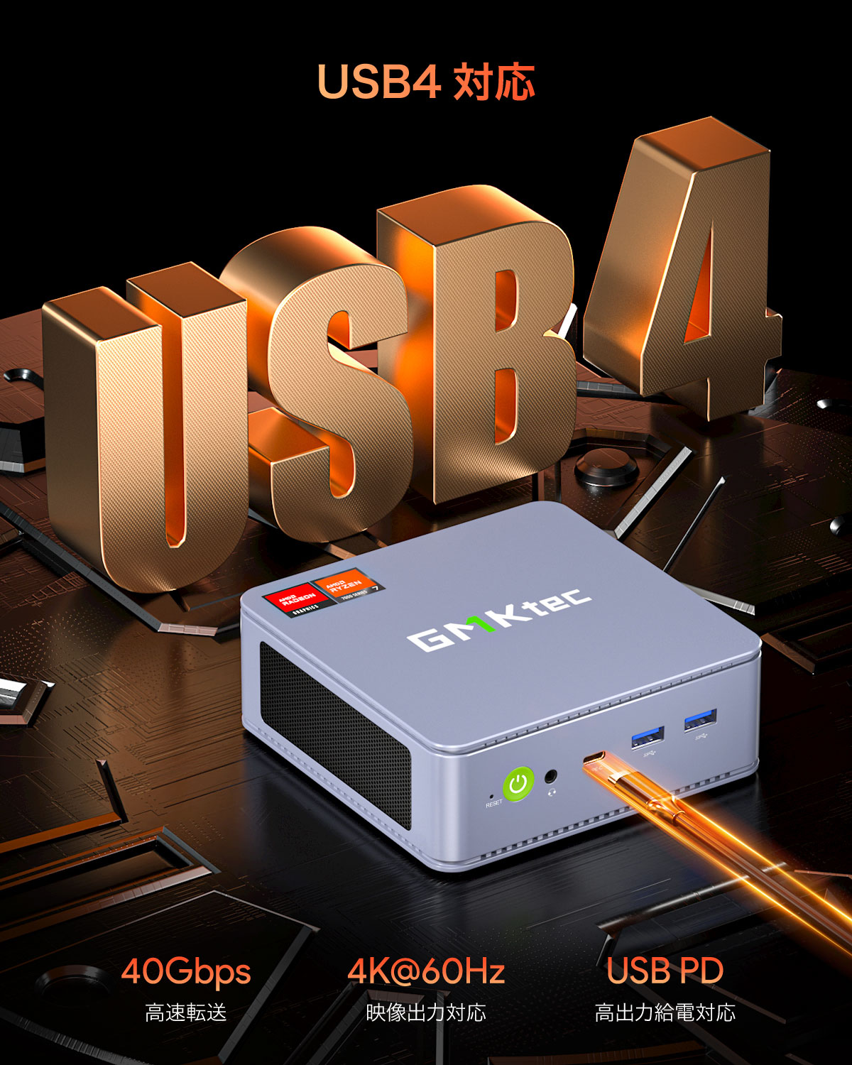 GMKtec NucBox K6 ミニPC メモリ32GB ストレージ1TB AMD Ryzen 7