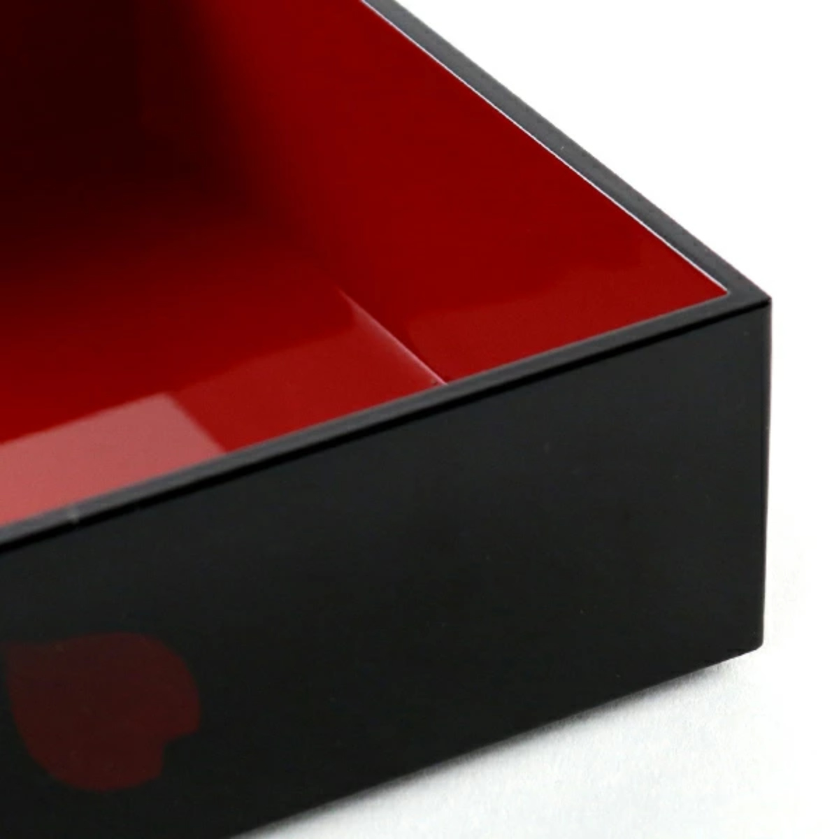 宮本産業 お重 6.5寸 三段重 透き絵 さくら クリーンコート加工 （ お