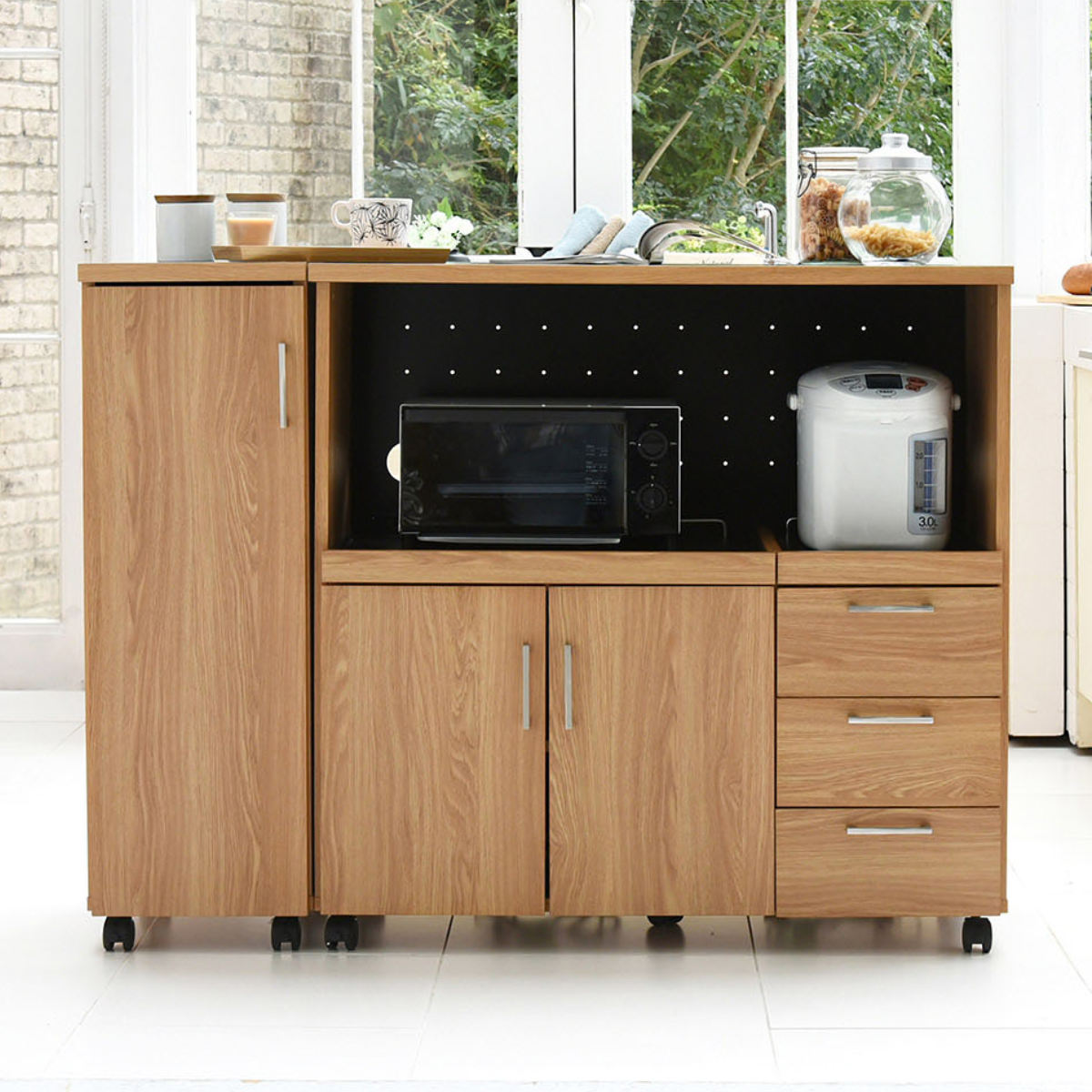 JK-PLAN（ジェイケイ・プラン） レンジ台 幅120cm キッチンラック