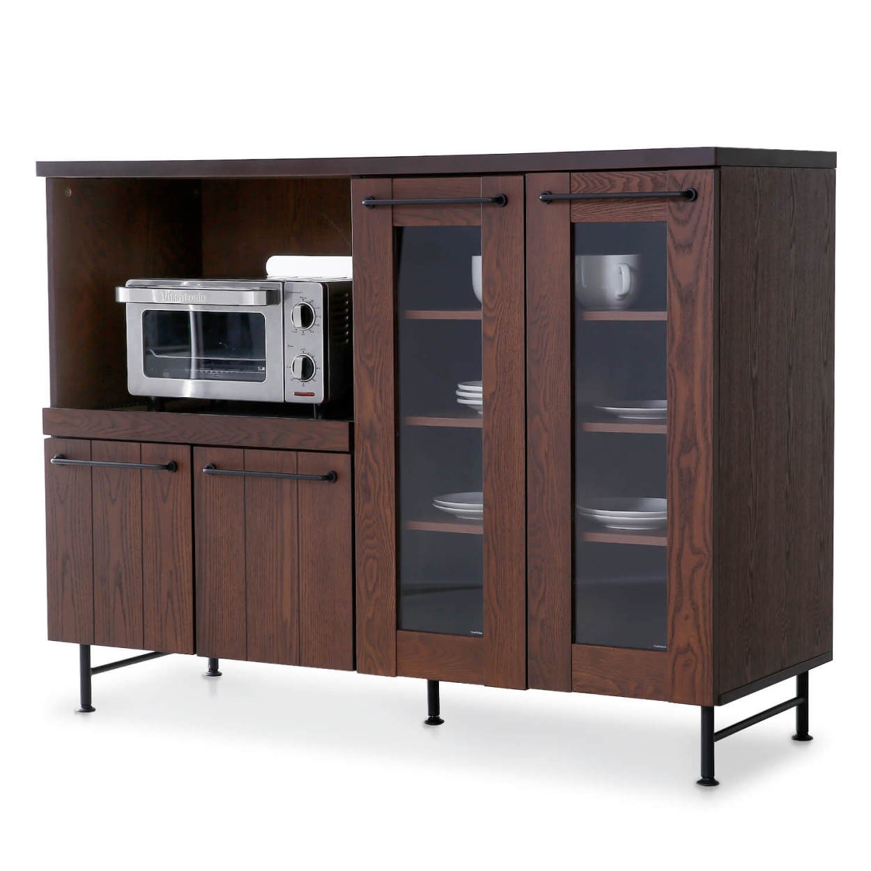 LOWYA（ロウヤ） キッチンカウンター 作業台 間仕切り 下 収納