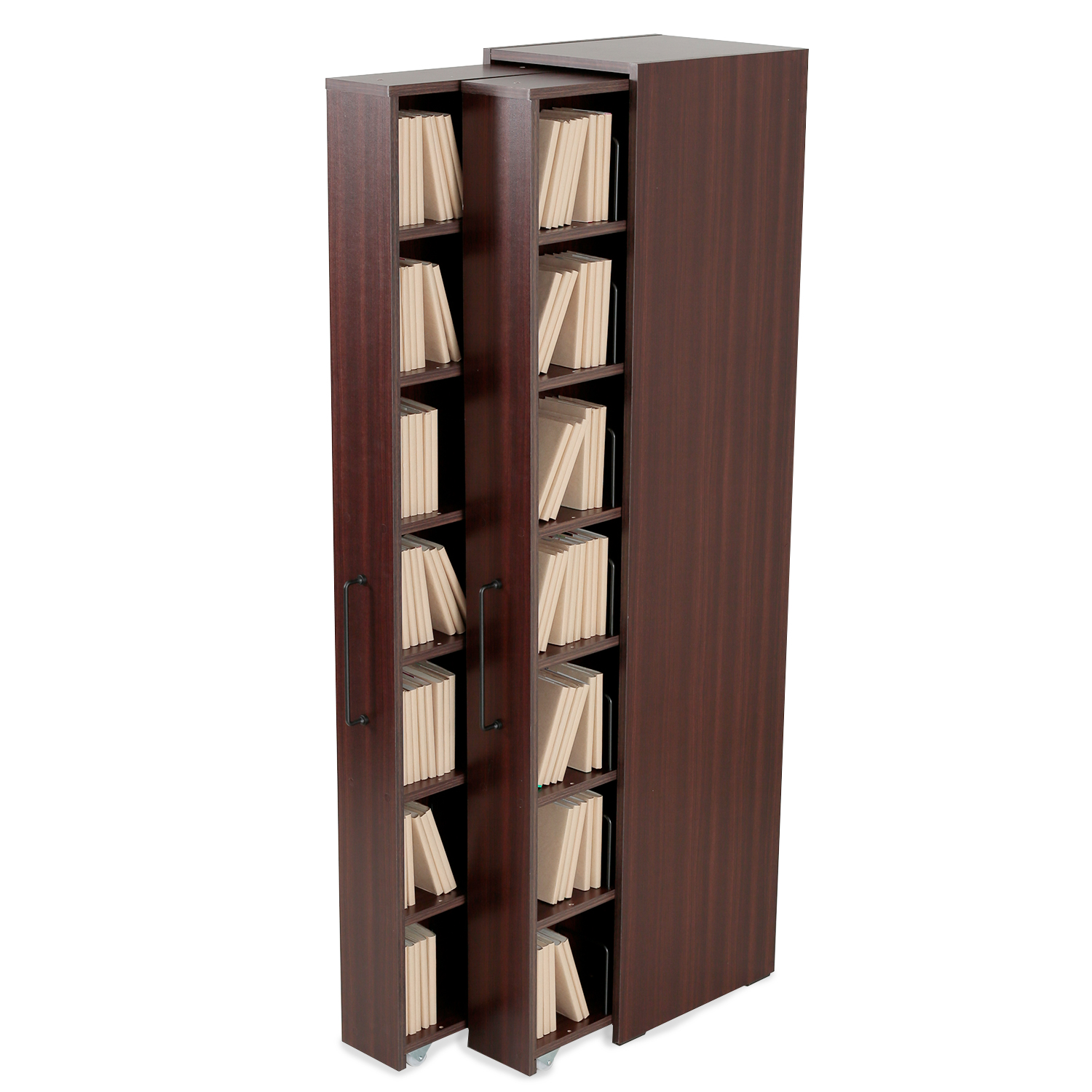 LOWYA（ロウヤ） 本棚 大容量 おしゃれ 収納 隙間収納 コミックラック