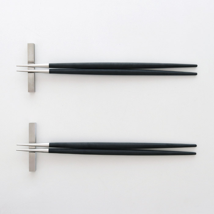 Cutipol（クチポール） 箸 カトラリー お箸 ＋ 箸置き 2膳ギフトセット