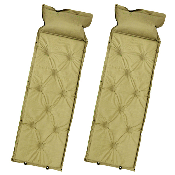 MERMONT エアマット インフレーターマット 2個セット 車中泊 キャンプ