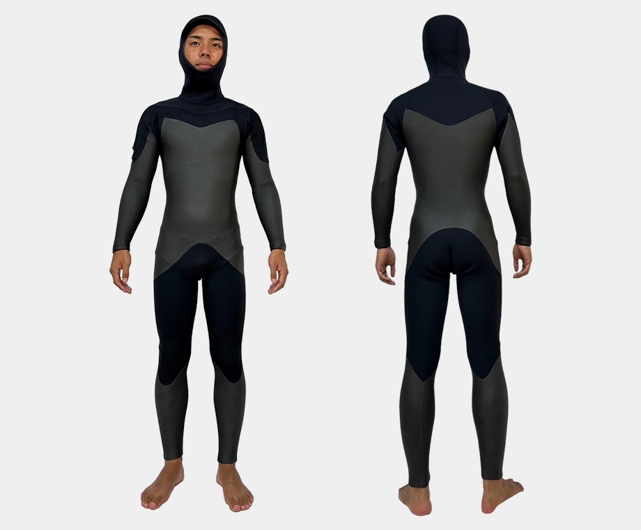 最新モデル フード付きセミドライ 極暖 最強 日本製 ロングチェストZIP