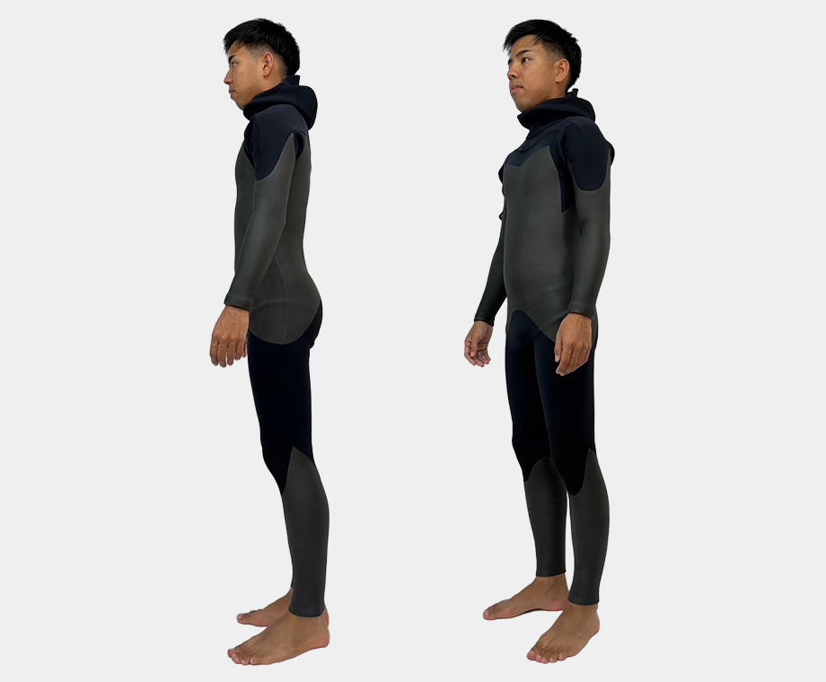 最新モデル フード付きセミドライ 極暖 最強 日本製 ロングチェストZIP